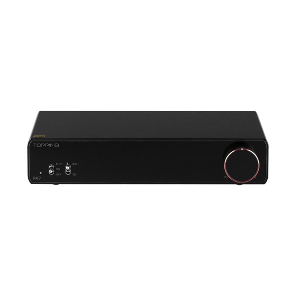 Main product image for Topping PA7 Plus Compact Desktop Amplifier with Balanced and Unbalanced Inputs 2x300 Watt220-212